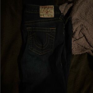 True Religion Men's Dark Blue Jeans